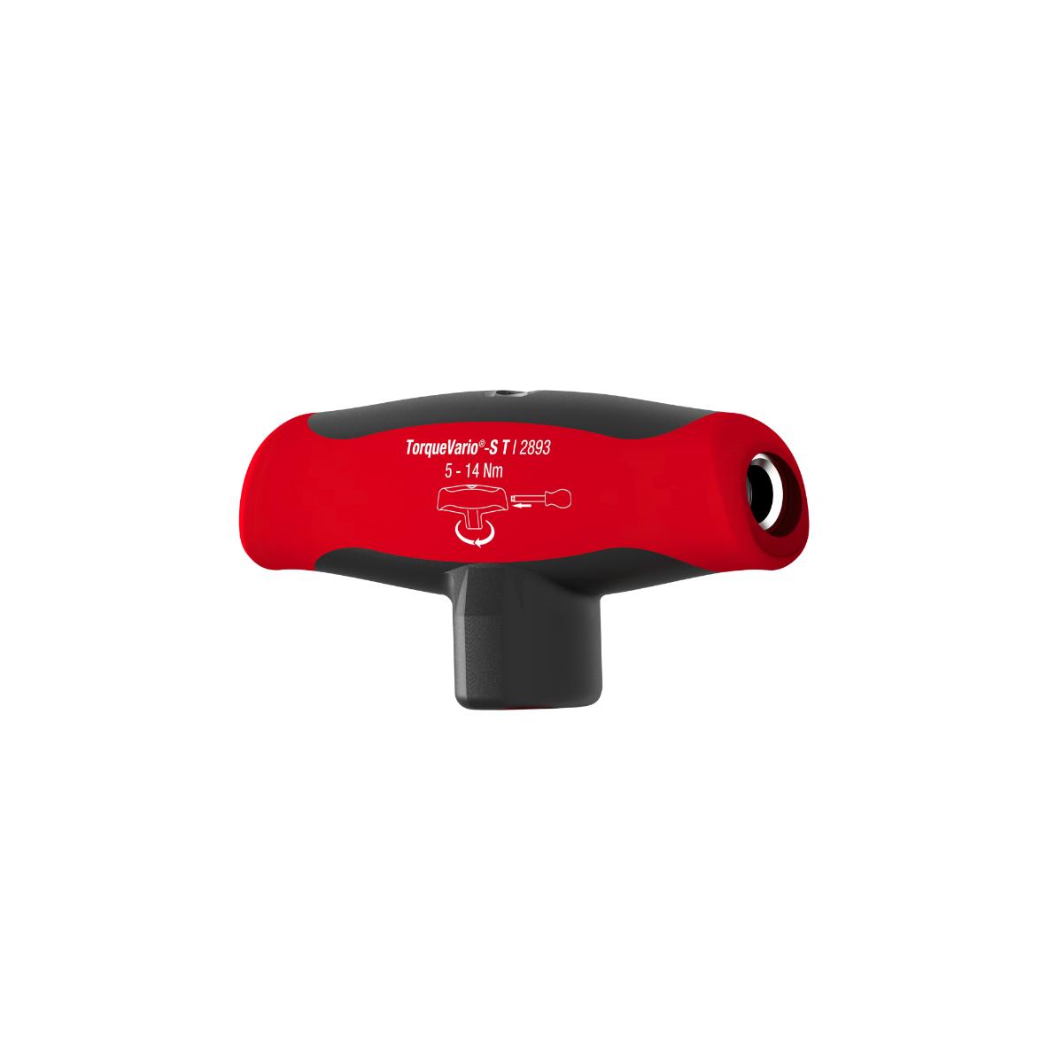 Wiha Drehmoment-Schraubendreher mit Quergriff Set TorqueVario -S 5-14 Nm gemischt 12-teiliges Set variabel einstellbare Drehmomentbegrenzung mit Box