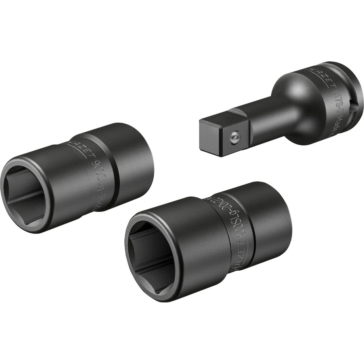 HAZET Steckschlüsseleinsatz FORD Radverschraubung Vierkant 12,5 mm (1/2 Zoll) 3-teilig