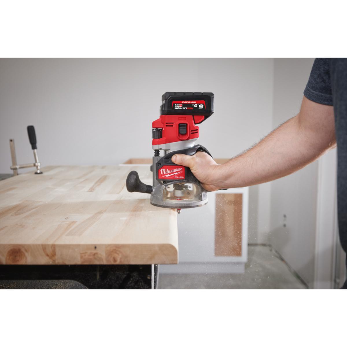 Milwaukee M18 FUEL 12 mm Akku-Oberfräse M18FR12-0X