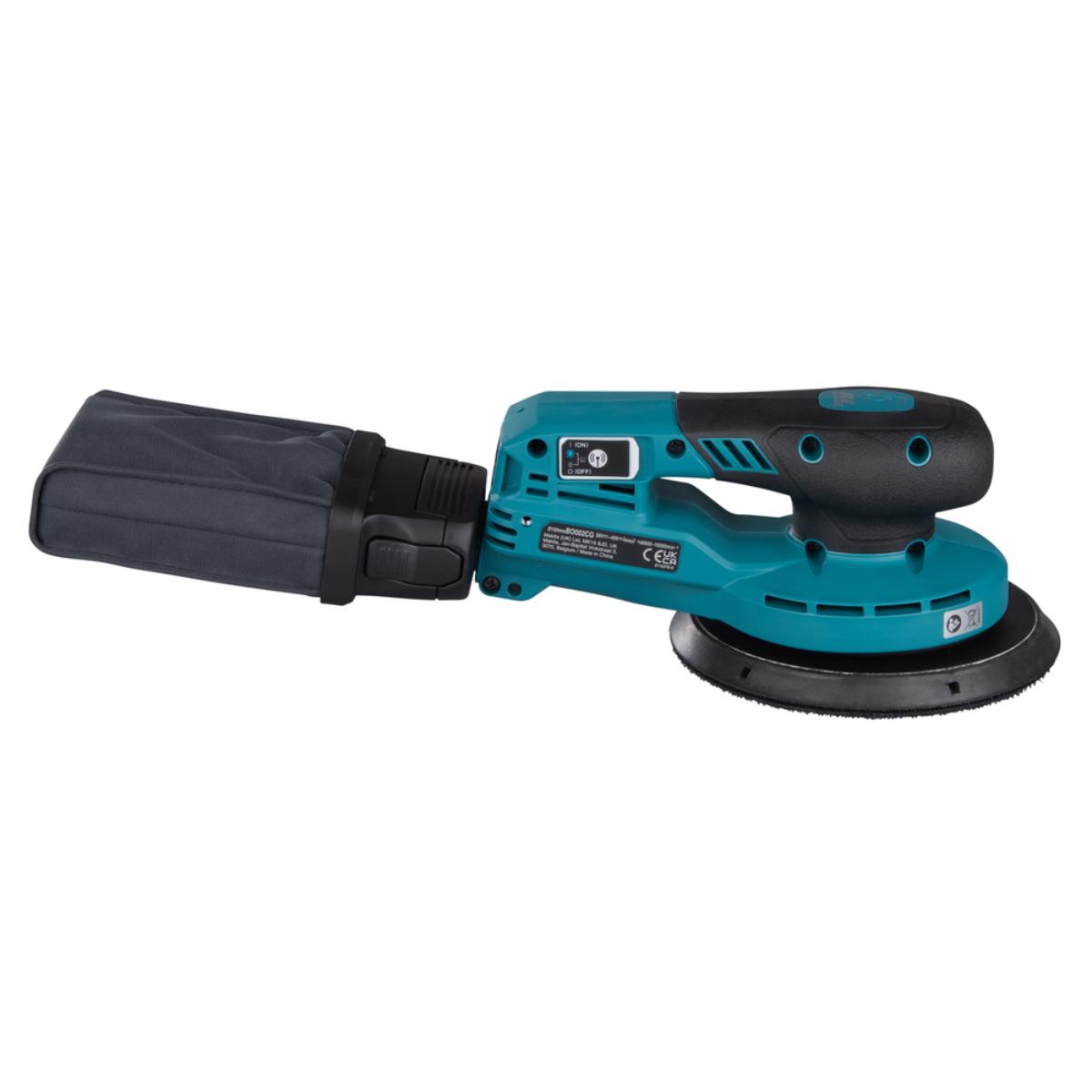 Makita Akku-Exzenterschleifer XGT - Connector - 150 mm Ø - 5,0 mm Hub - 1,6 m Kabel - BO002CGZ