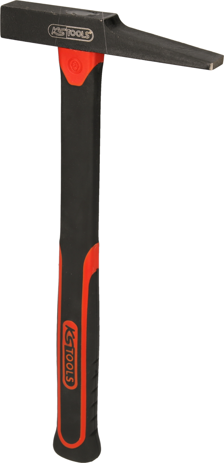 KS Tools Elektrikerhammer, französische Form, Fiberglasstiel, 200g