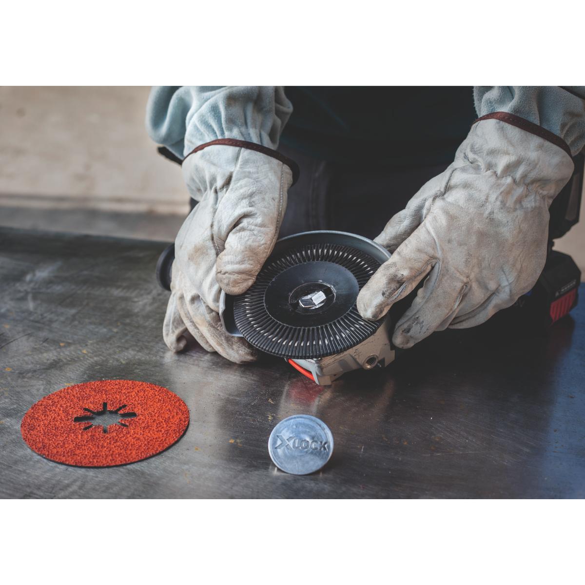 Bosch EXPERT R782 Prisma Ceramic Fiberscheibe, 180 mm, 22,23 mm, K 60, 25 Stk.