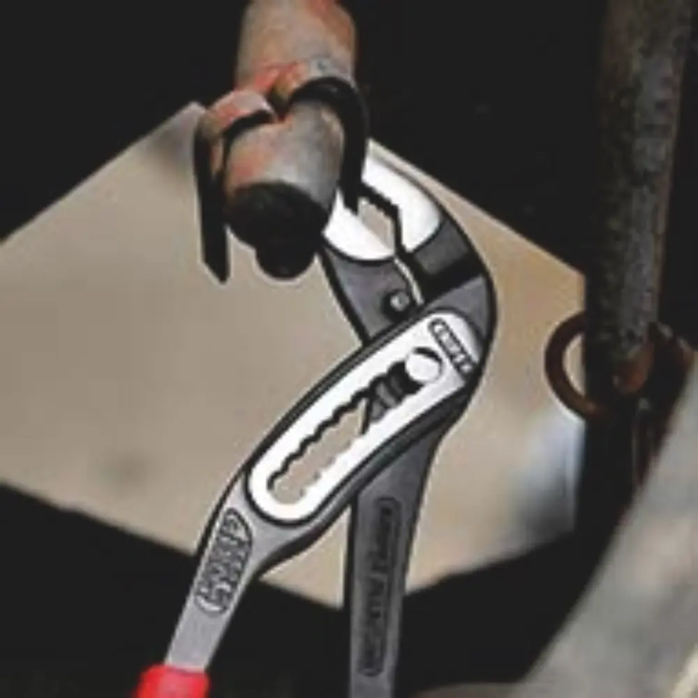 KNIPEX Alligator Wasserpumpenzange mit Mehrkomponenten-Hüllen schwarz atramentiert 180 mm