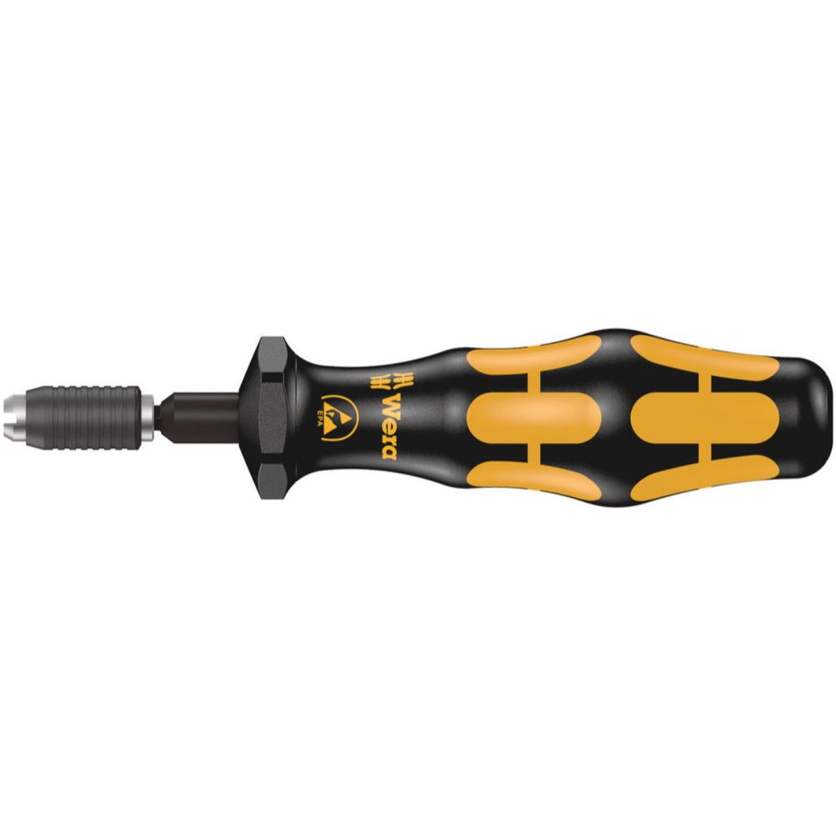 Wera Serie 7400 ESD Kraftform Drehmomentschraubendreher (0,1-1,0 Nm) + Schnellwechselfutter