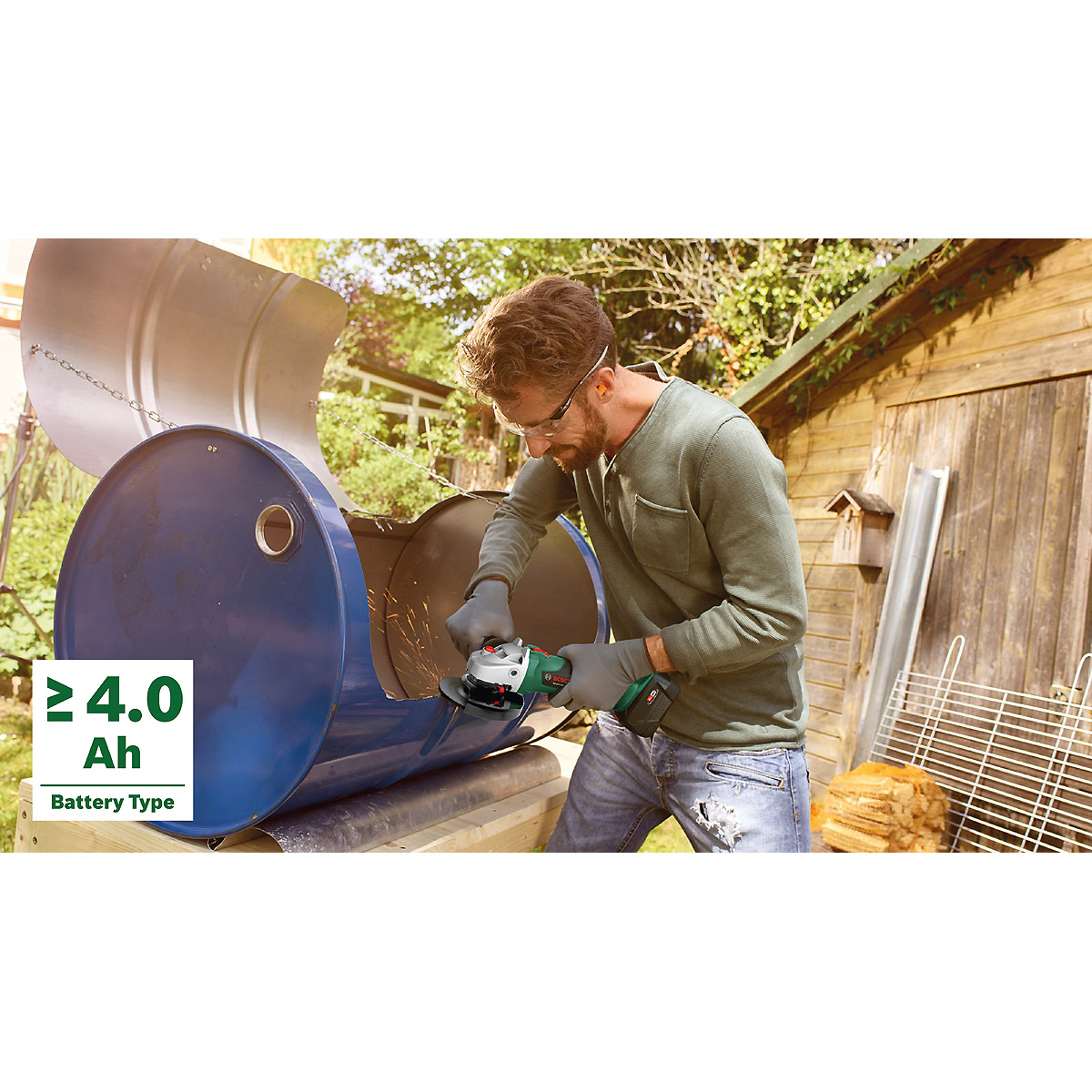 Bosch Akku-Winkelschleifer AdvancedGrind 18