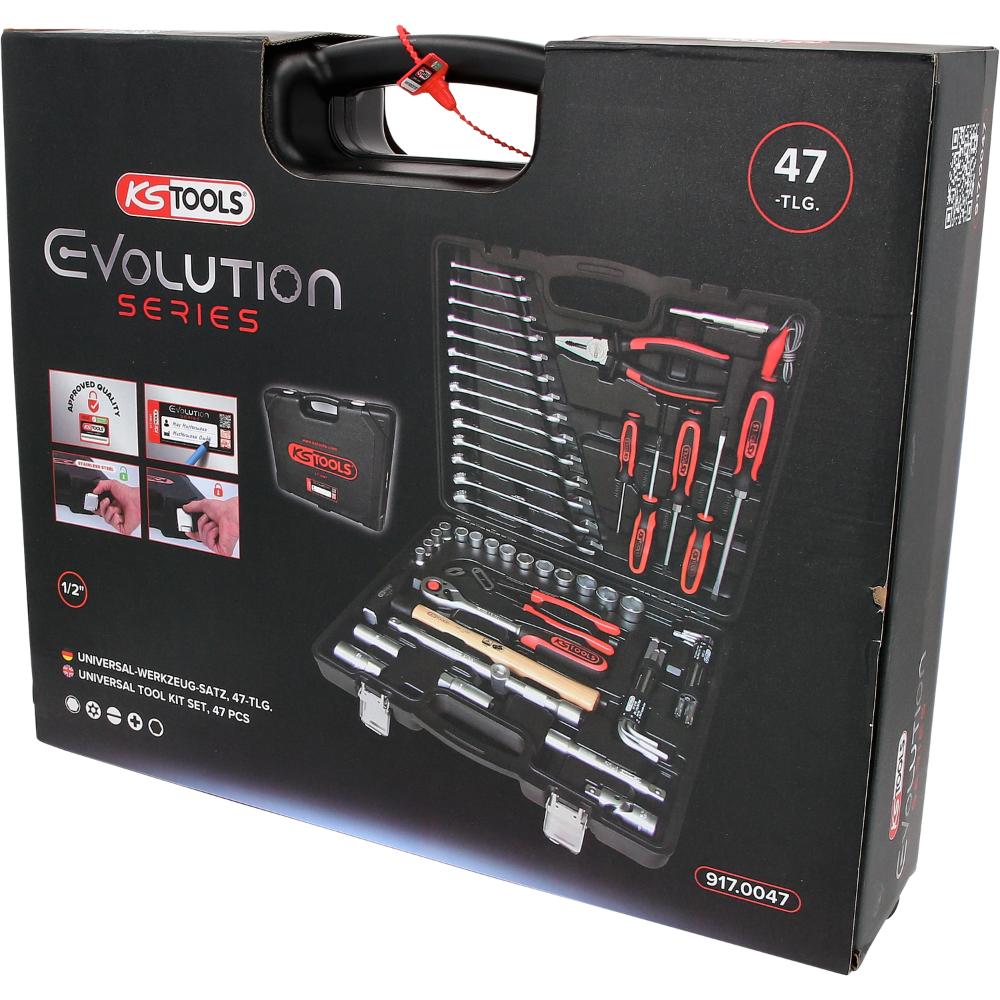 KS Tools 1/2 Zoll Universal-Werkzeug-Satz, 47-tlg