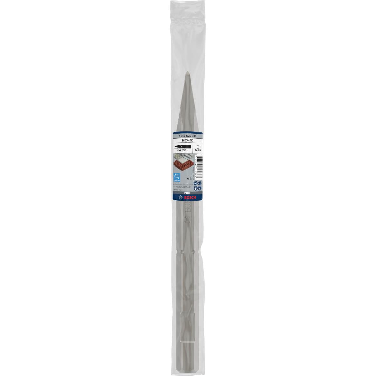 Bosch PRO Spitzmeißel Sechskant mit 19mm Aufnahme