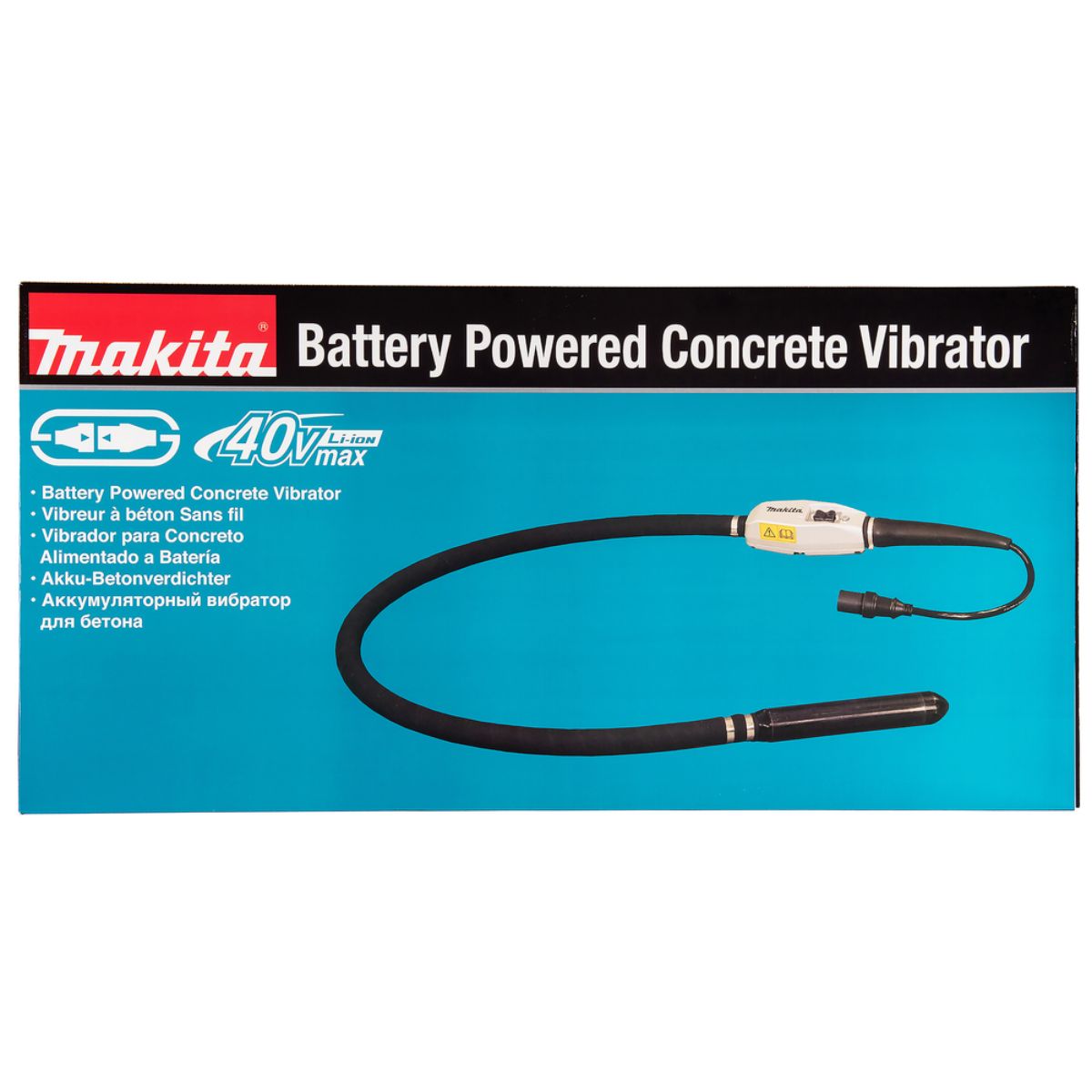 Makita Akku-Betonverdichter 36V PDC-Connector + Verdichtervorsatz 43 mm/1,5 m (ohne Akku/Ladegerät)