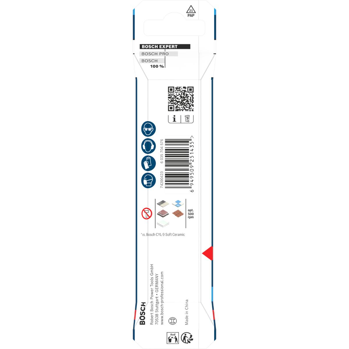 Bosch EXPERT HEX-9 Hard Ceramic Bohrer, 8 x 90 mm