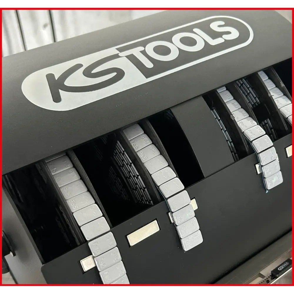 KS TOOLS Halter für Klebegewichterollen mit Wandhalterung