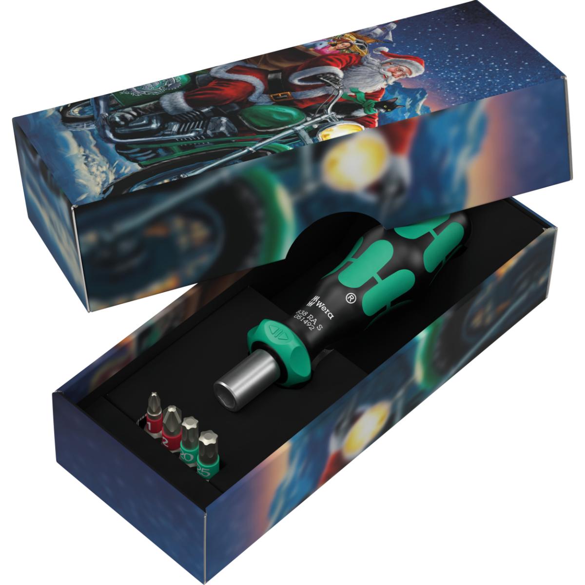 Wera Werkzeugset 838 RA S/4 Christmas 2026, 5-teiliges Set