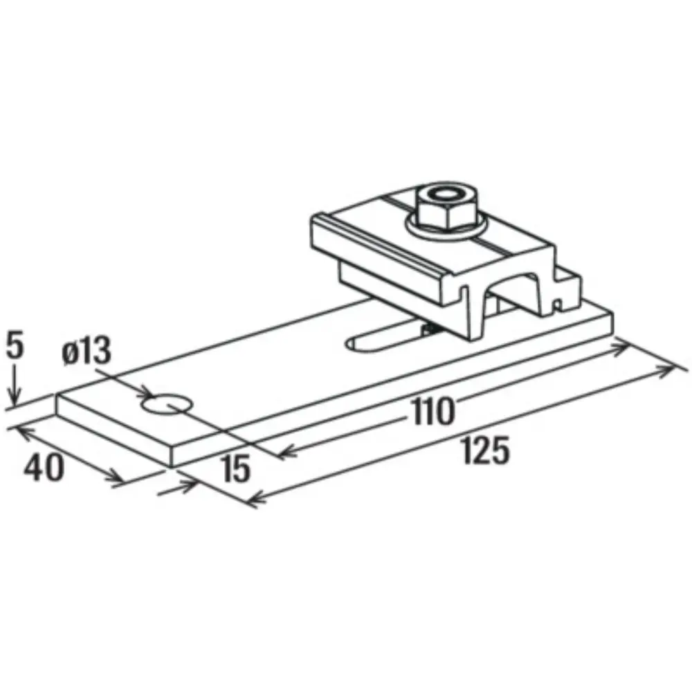 Fischer Flachverbindungshalter SSP 12 Speed A2