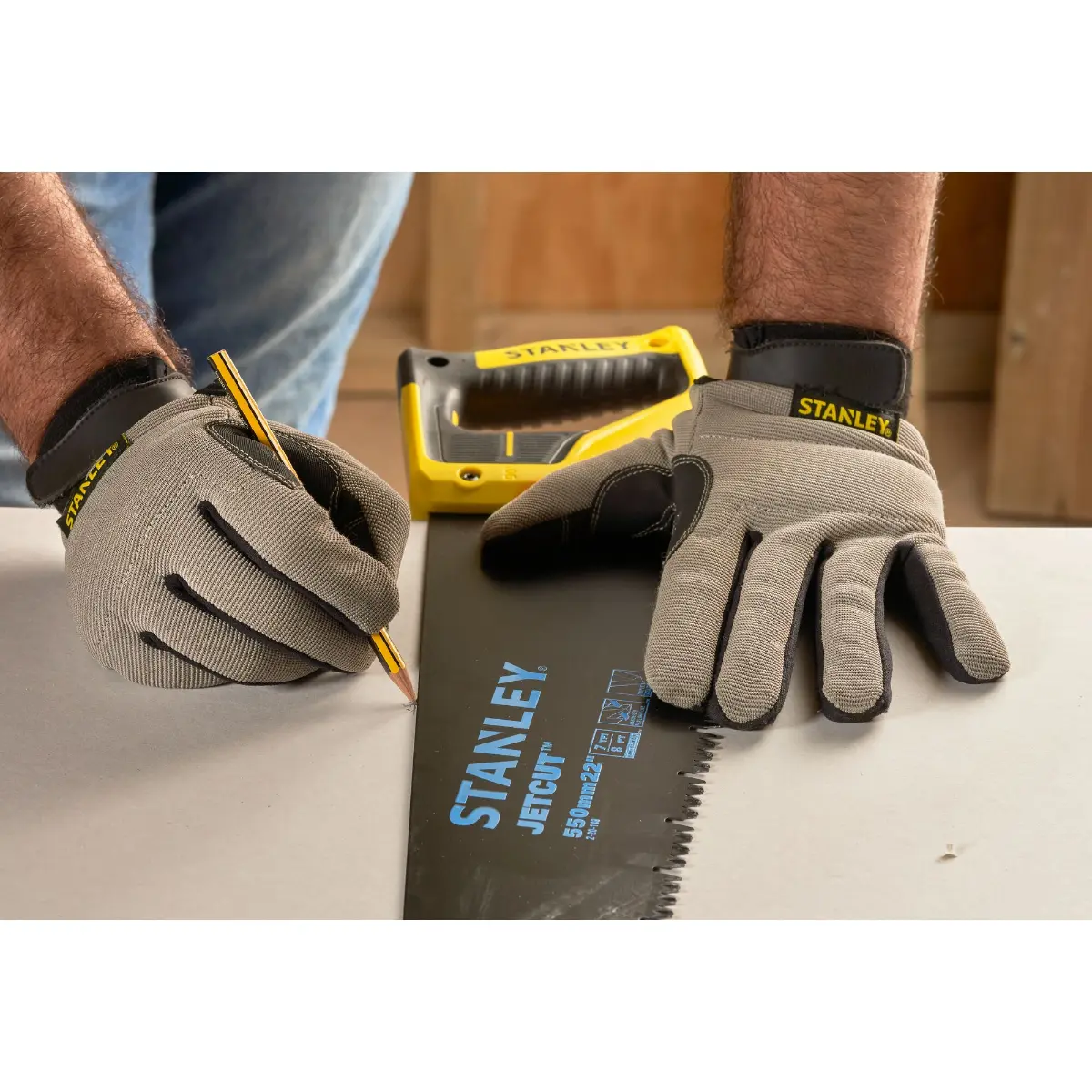 STANLEY JETCUT-Gipskartonsäge Appliflon 550mm 7TPI