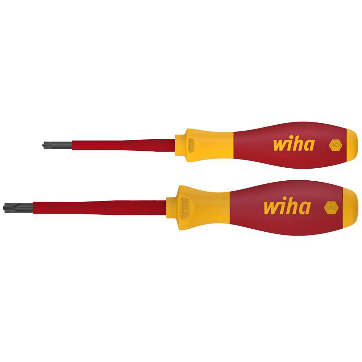 Wiha Schraubendreher Set SoftFinish electric PlusMinus/Phillips 2-teiliges Set auf SB-Karte