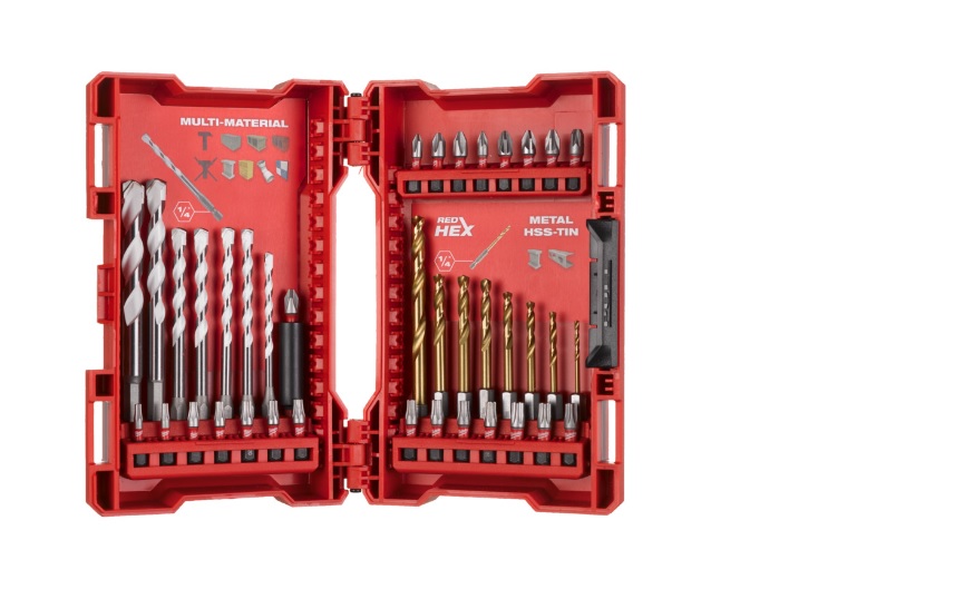 Milwaukee SHOCKWAVE™ Promo-Bit-Bohrer-Set Metallbohrer HSS- Multimaterial 39-teilig