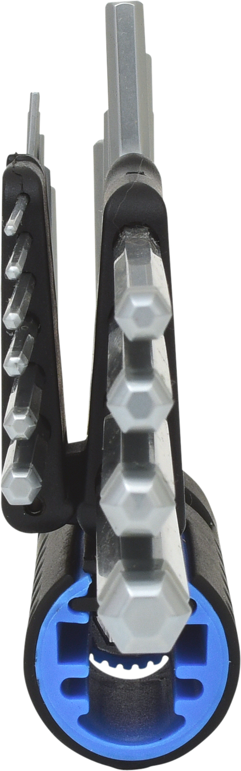 KS Tools 3 in 1 Innen6kant-Winkelstiftschlüssel-Satz,10-tlg XL, Kugelkopf