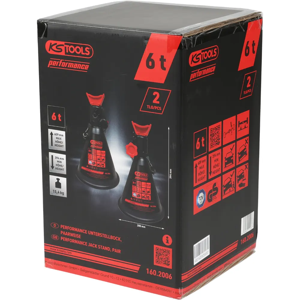 KS TOOLS performance Unterstellbock, 6 t, paarweise