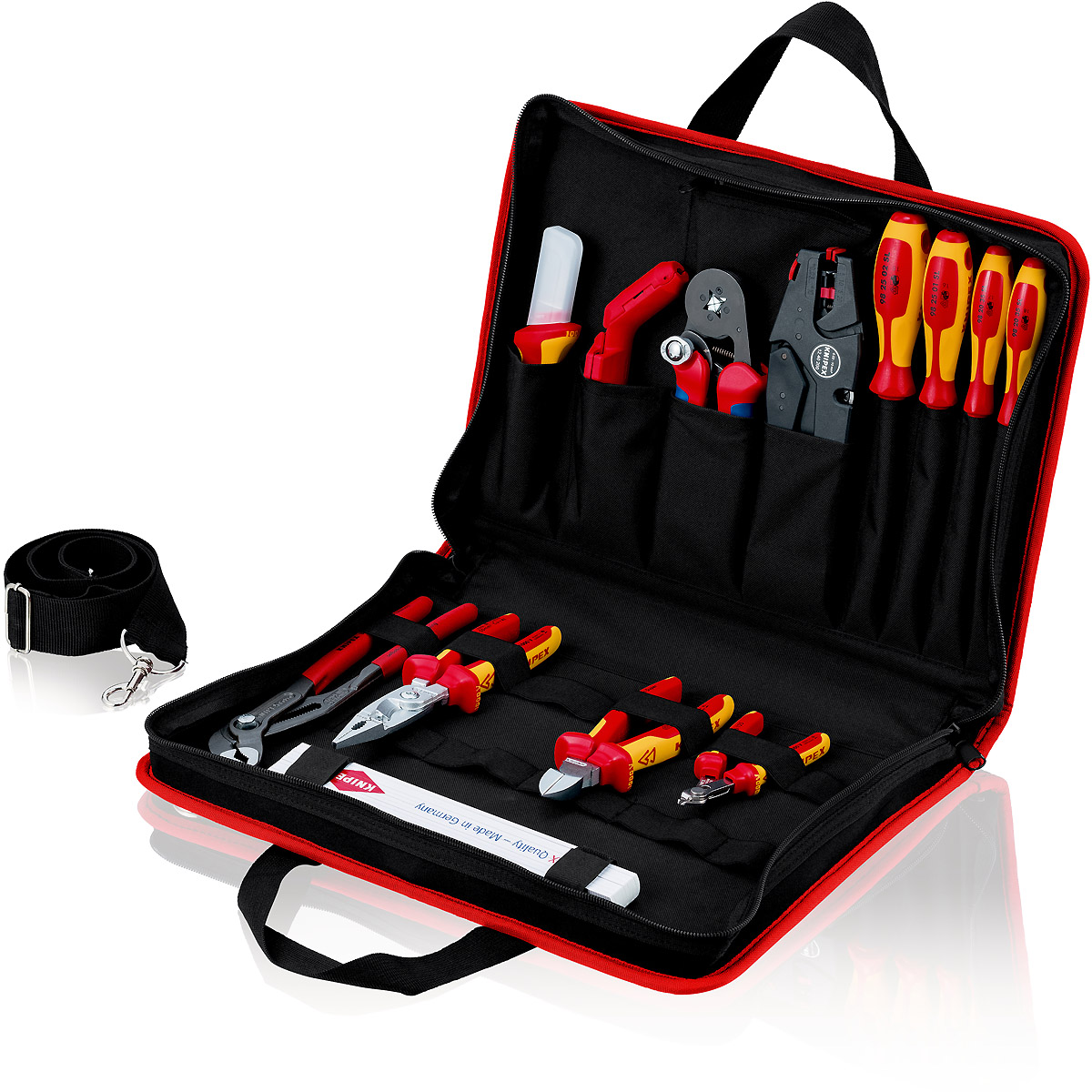 KNIPEX Werkzeugtasche Kompakt Elektro 14-teilig 410 mm
