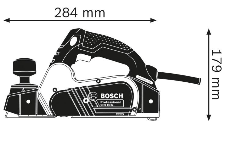 Bosch Hobel GHO 16-82
