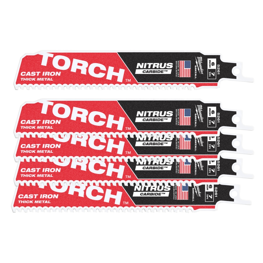 Milwaukee - Säbelsägeblatt 150x7 mm TORCH NITRUS (5) - 48005561