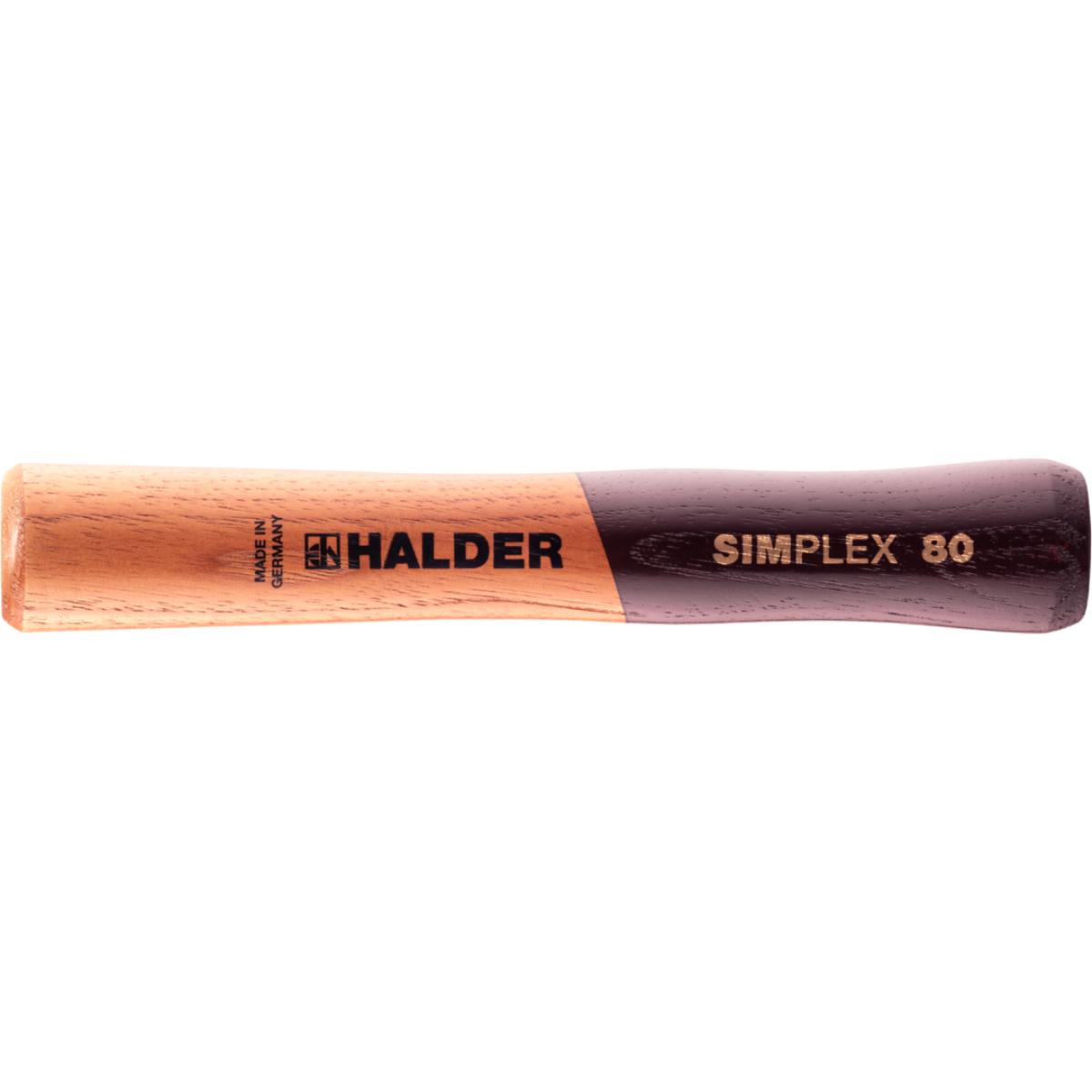 HALDER Stiel für SIMPLEX - Schonhammer,extra kurz Holz