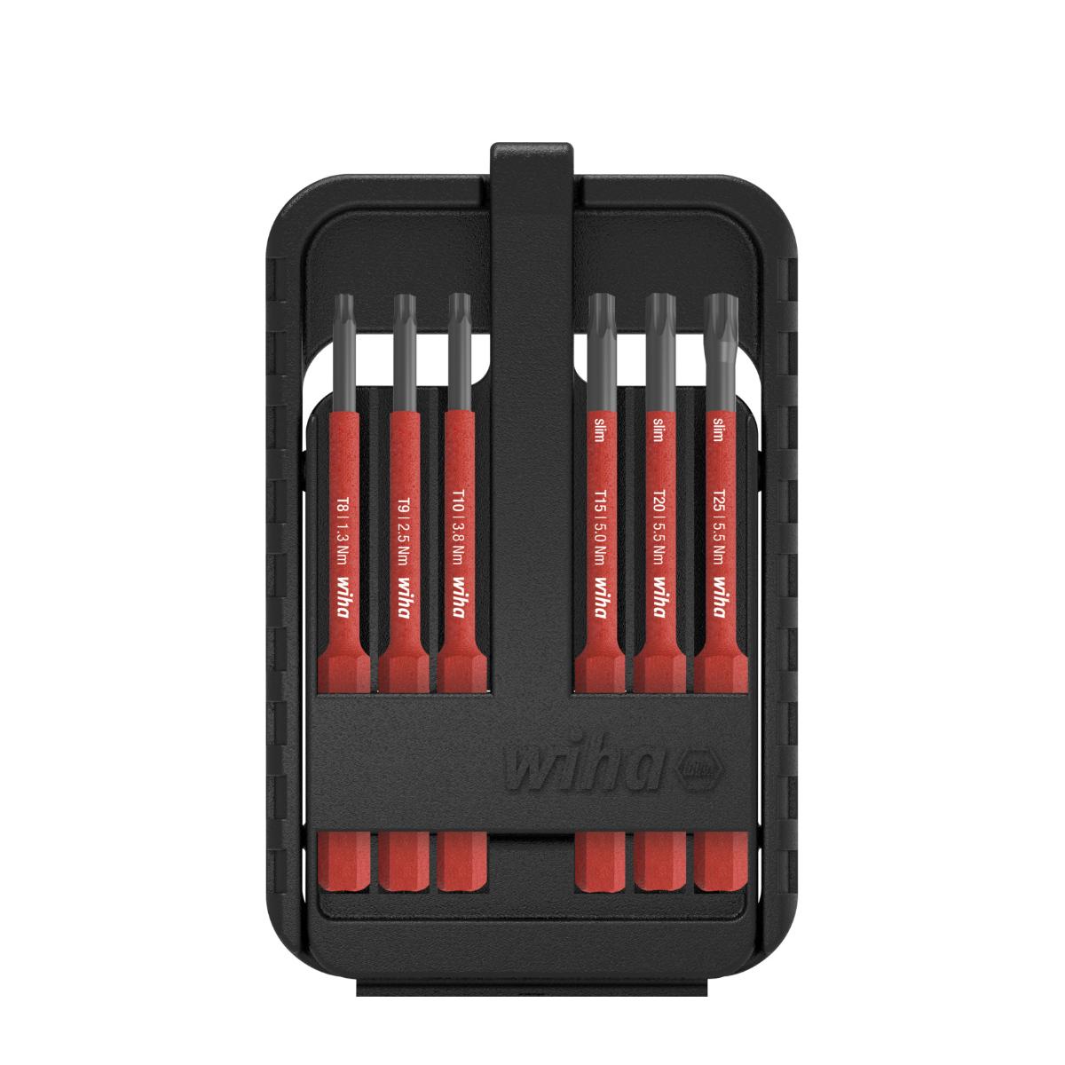 Wiha Bit Set slimBit electric TORX 6-teiliges Set