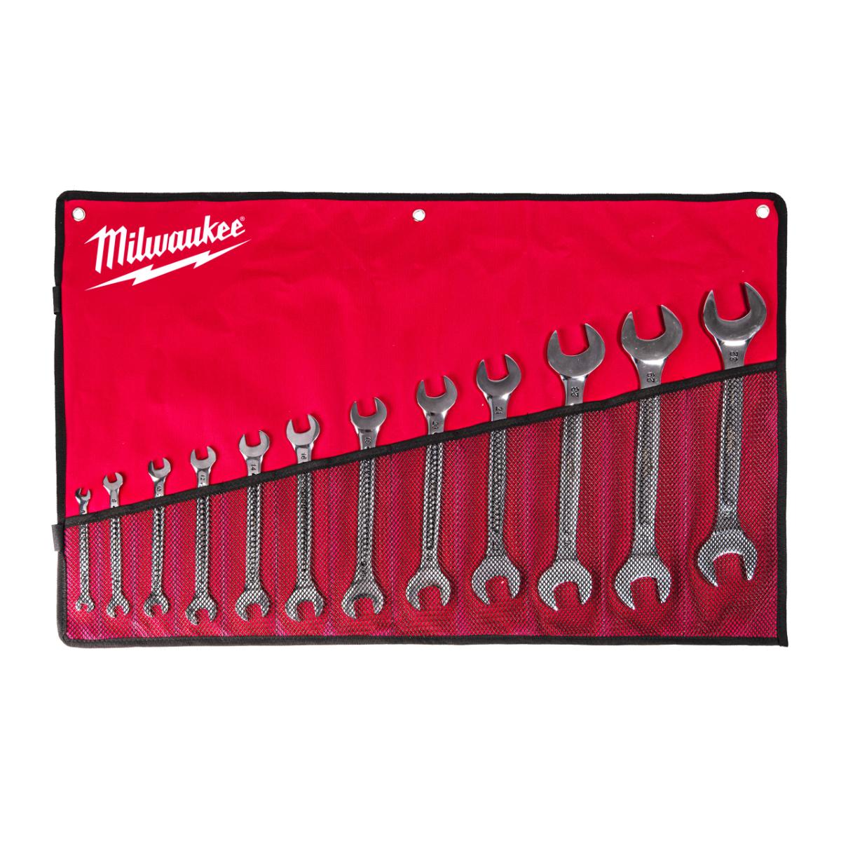 Milwaukee Doppel-Maulschlüssel 12-teiliges Set