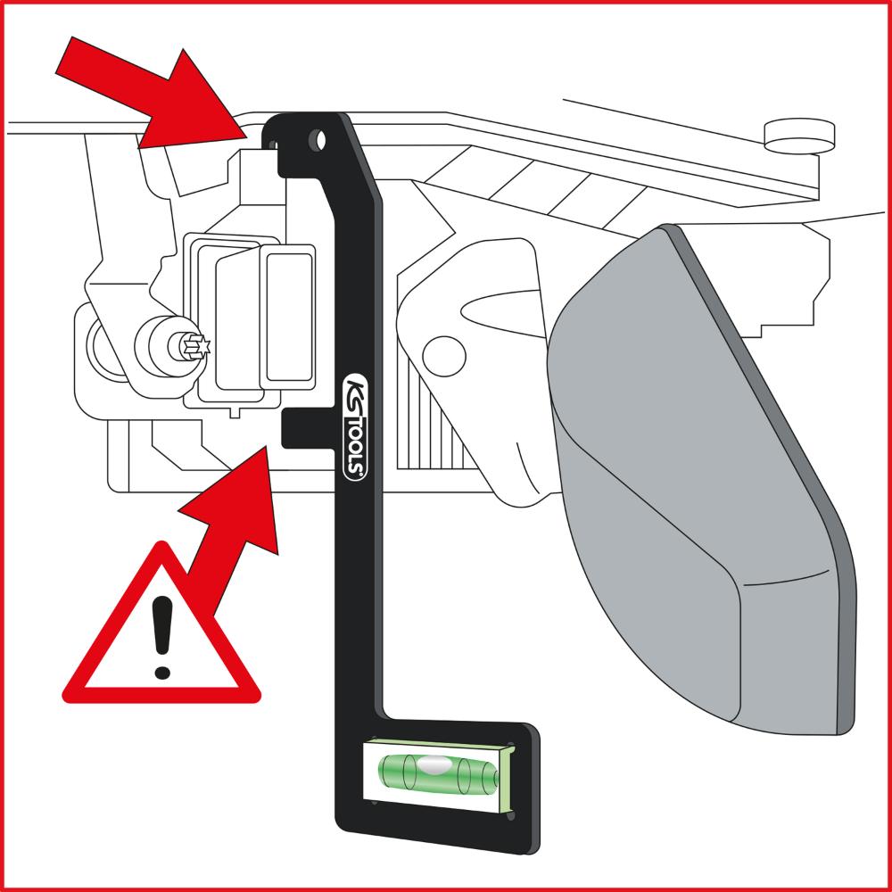 KS Tools Parkassistentenkamera-Einstellwerkzeug für Volvo
