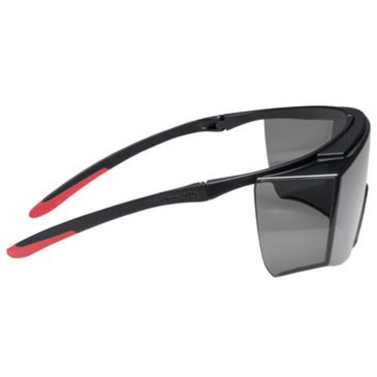 uvex Überbrille super f OTG Infrarotschutz 3,0 schwarz, rot