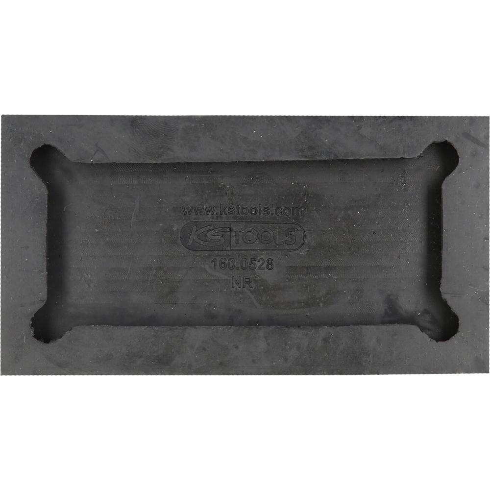 KS Tools Gummiauflage 25 für Romeico Hebebühnen, 150 x 80 x 28 mm