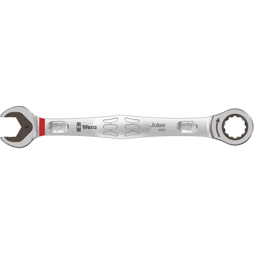 Wera 9631 Magnetleiste 6000 Joker 2 Maul-Ringratschenschlüssel-Satz