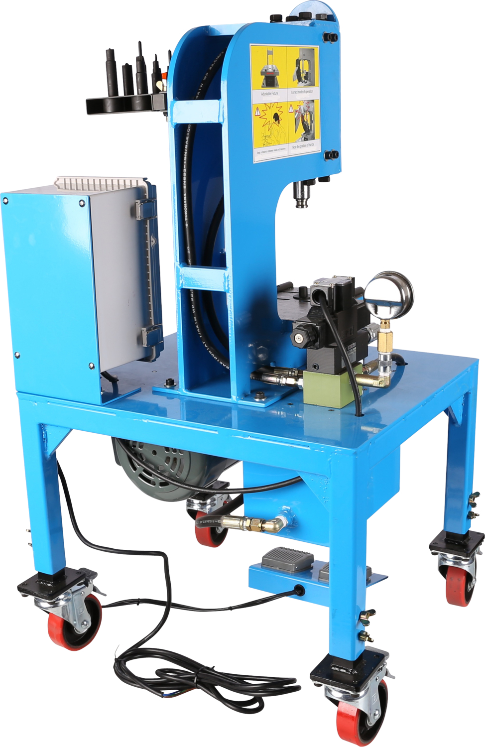 KS Tools Elektro-Hydraulisches Nietgerät, 18-tlg