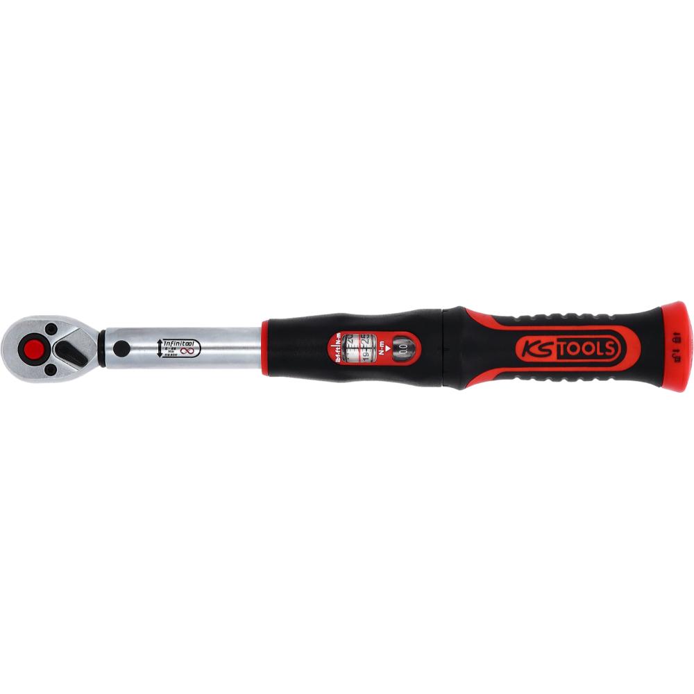 KS Tools 1/4 Zoll INFINITOOL Ratschen-Drehmomentschlüssel, 5-25 Nm