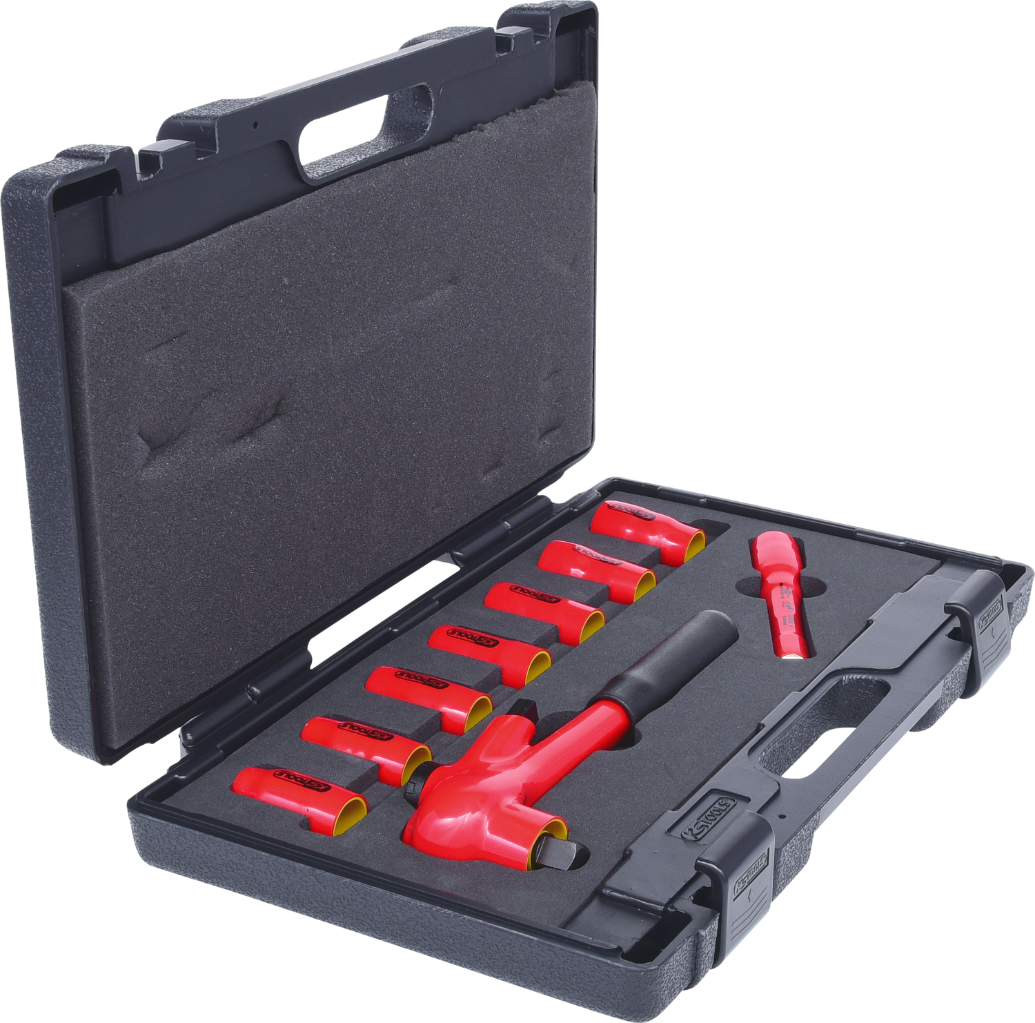 KS Tools 1/2" Steckschlüssel-Satz mit isolierten Werkzeugen, 9-tlg
