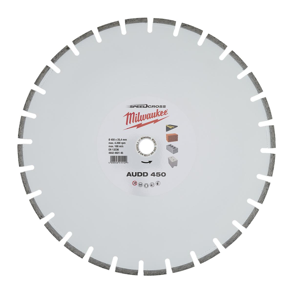 Milwaukee Speedcross Diamanttrennscheibe AUDD