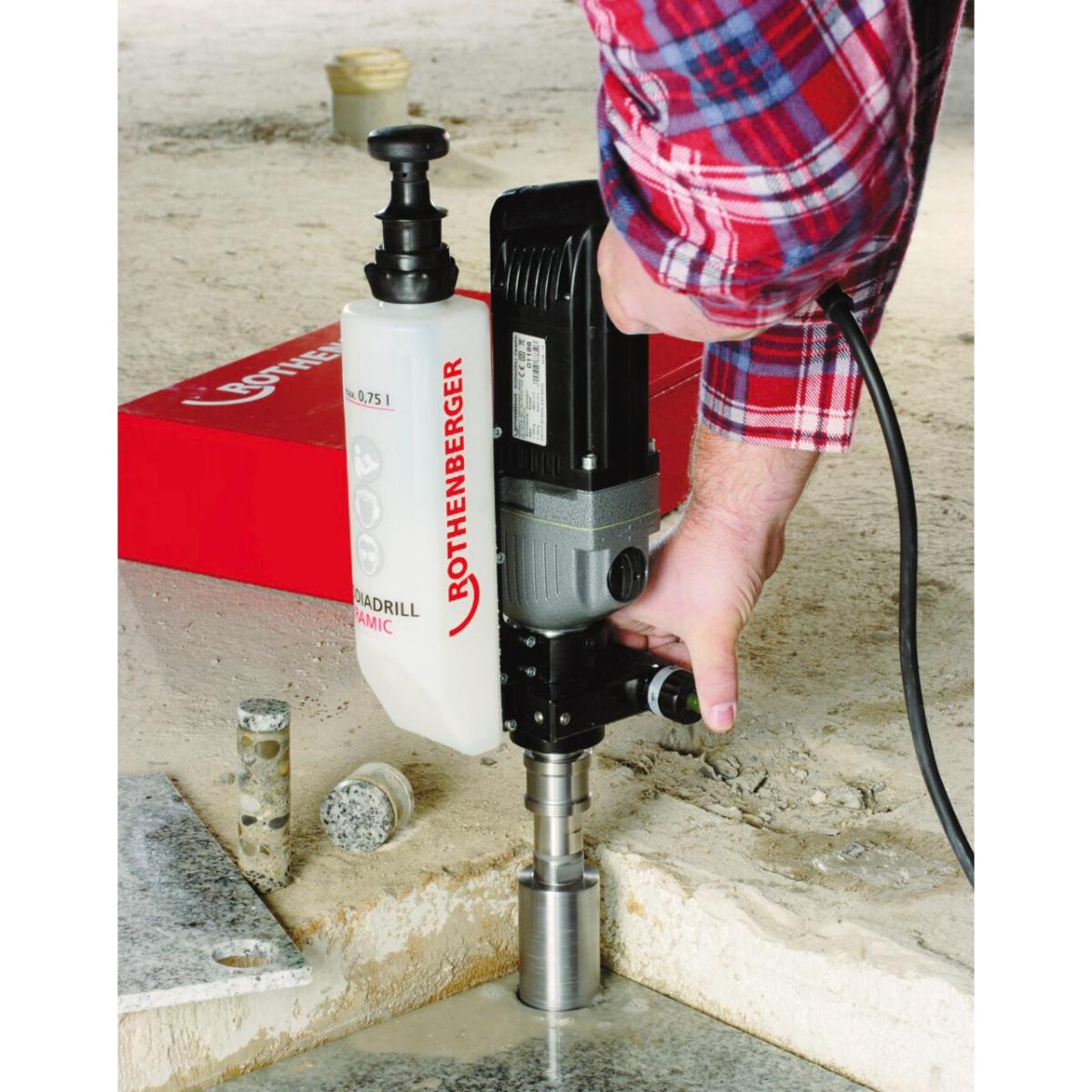 ROTHENBERGER Freihand - Nassbohrmaschine RODIADRILL Ceramic Set, 230V, BK 6 - 8 - 10