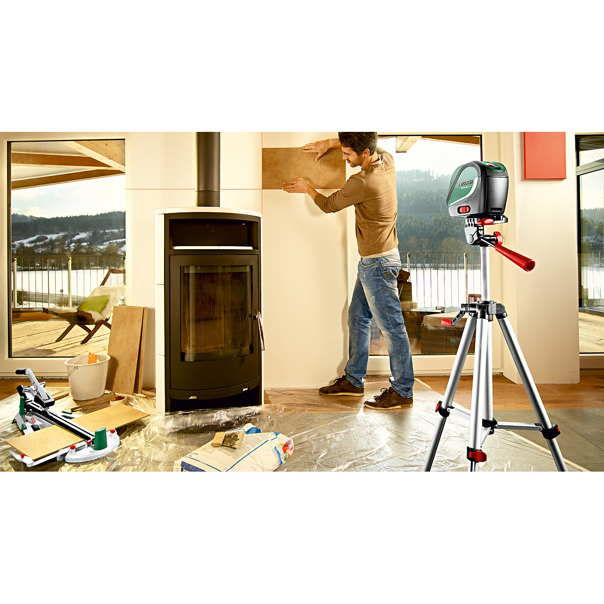 Bosch Kreuzlinien-Laser UniversalLevel 2