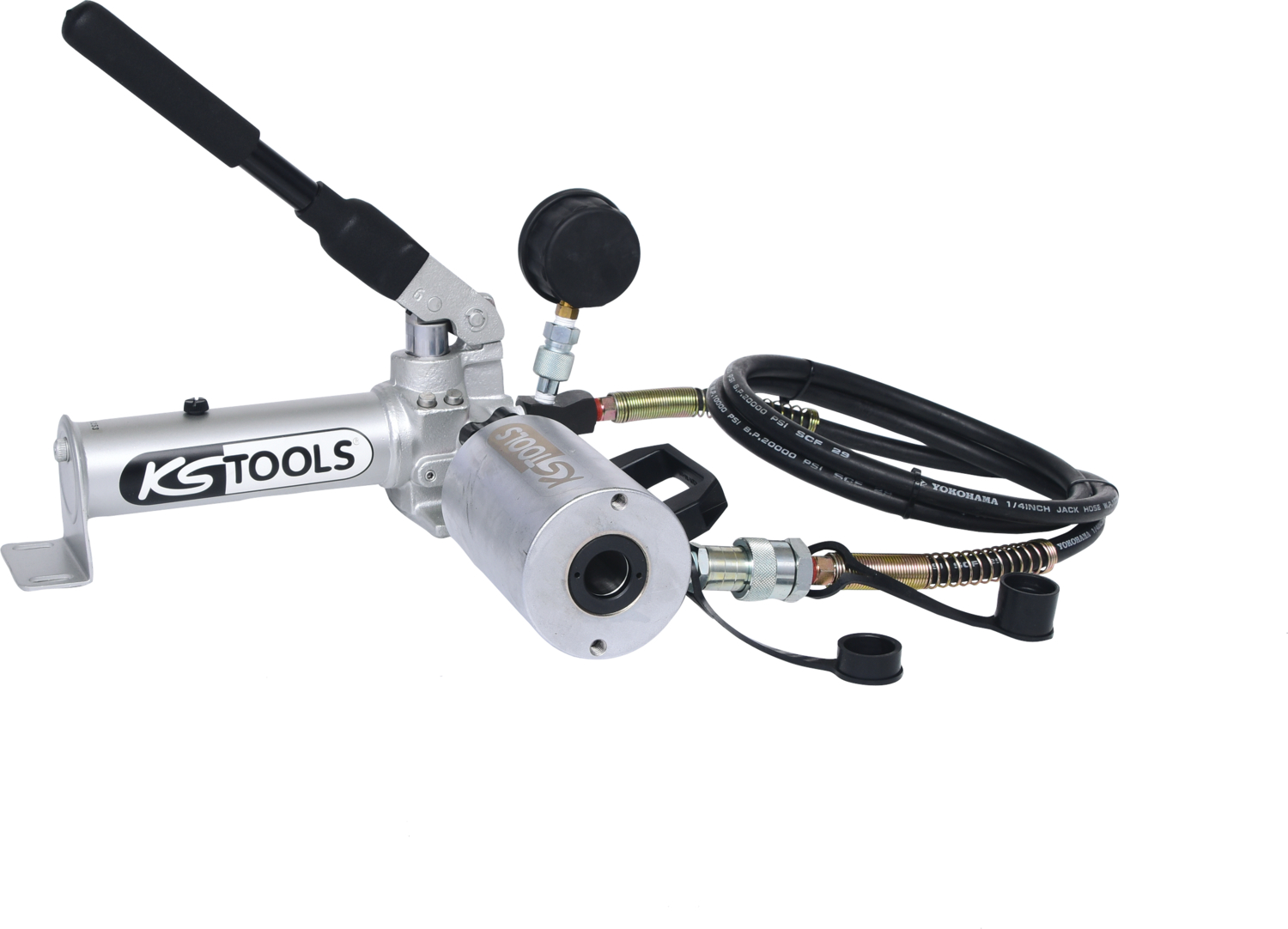 KS Tools Hydraulik-Zug- und Druckeinheit, 4-tlg