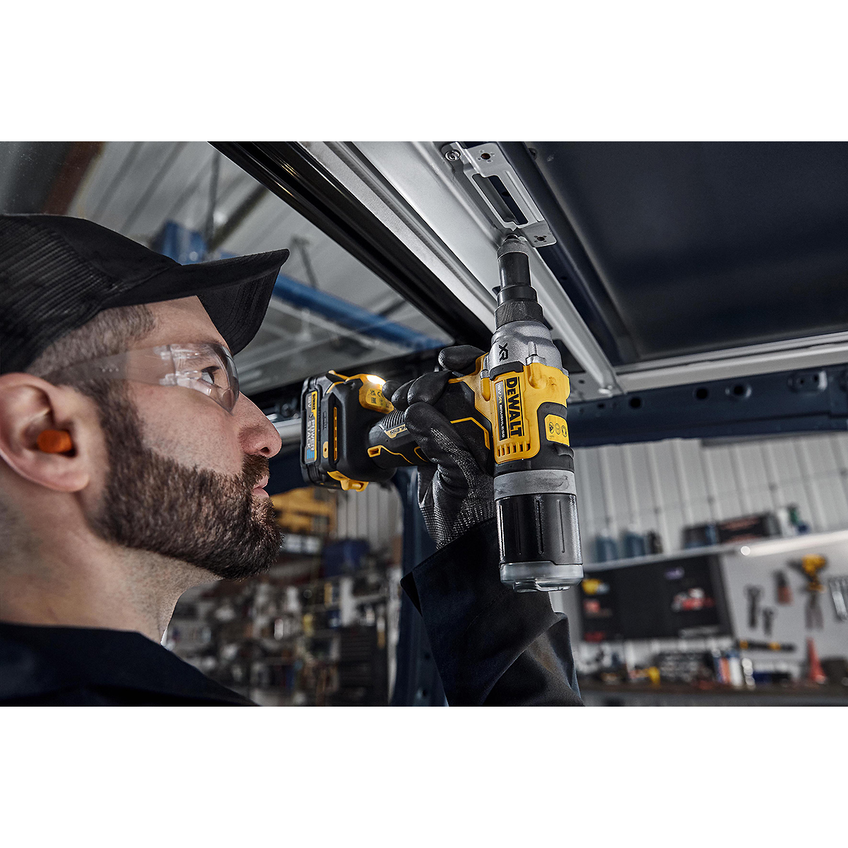 DEWALT Akku-Nietpistole 18V 4,8-6,4mm Basisversion für Akku Plus