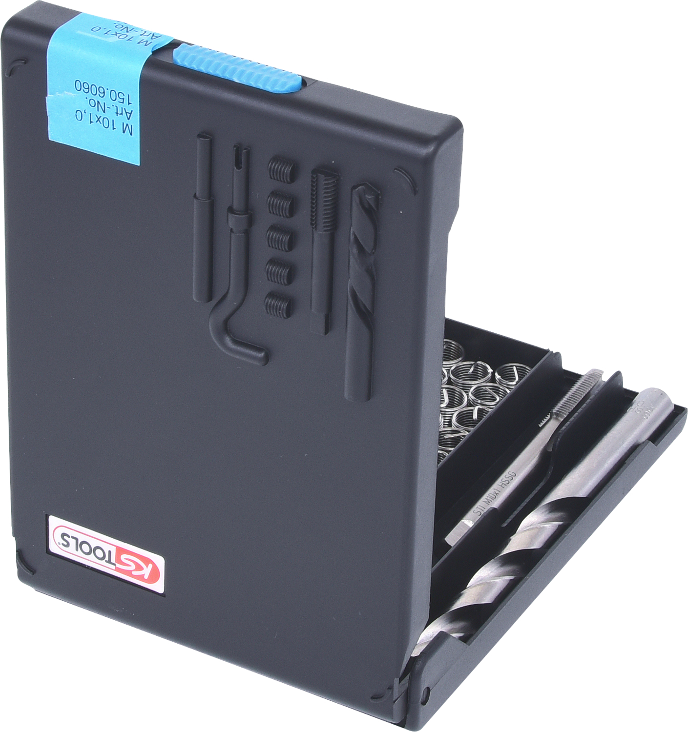 KS Tools Nirostahl Gewinde-Reparatur-Satz M10x1,0x14mm, 19-tlg
