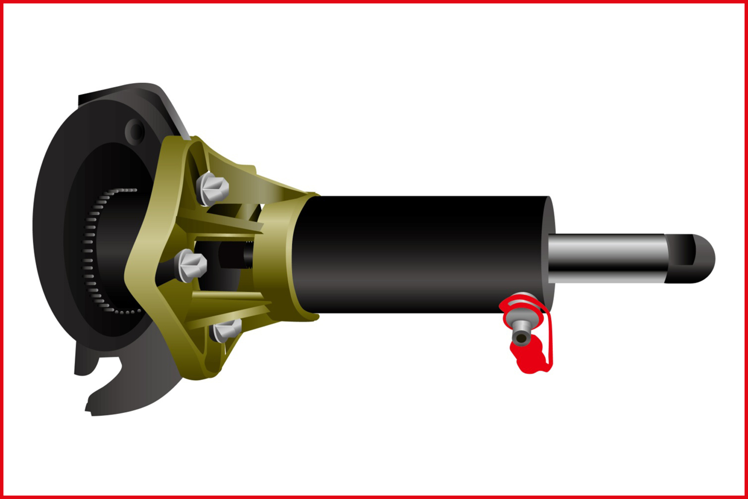 KS Tools Radlager-Satz, hinten für Citroen - Fiat - Ford - Peugeot, 6-tlg