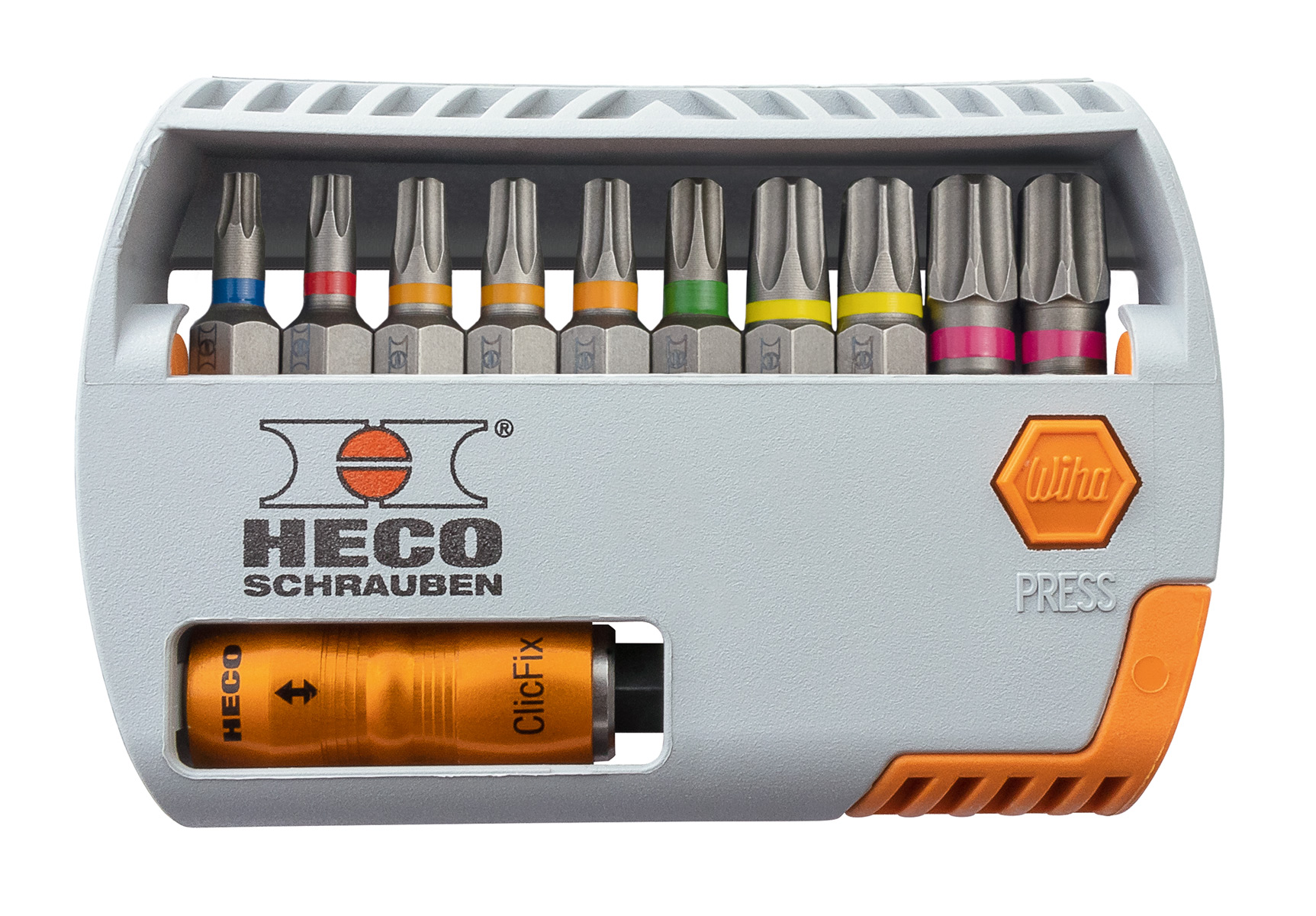 HECO Bit-Selector, HECO Drive, mit Farbkodierung 11-tlg.