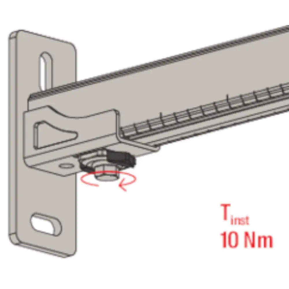 Fischer Sattelflansch SF Clix 31 vormontiert