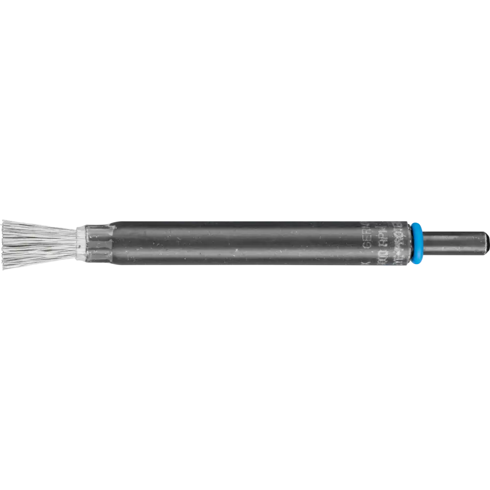 PFERD TOOLS lange Pinselbürste ungezopft PBUL 10mm Schaft 6 mm Edelstahl-Draht