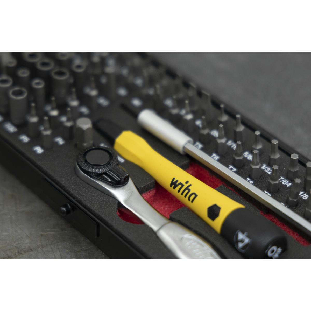 Wiha Micro-Bit Set ESD gemischt 65-teiliges Set 4mm C4 in Box