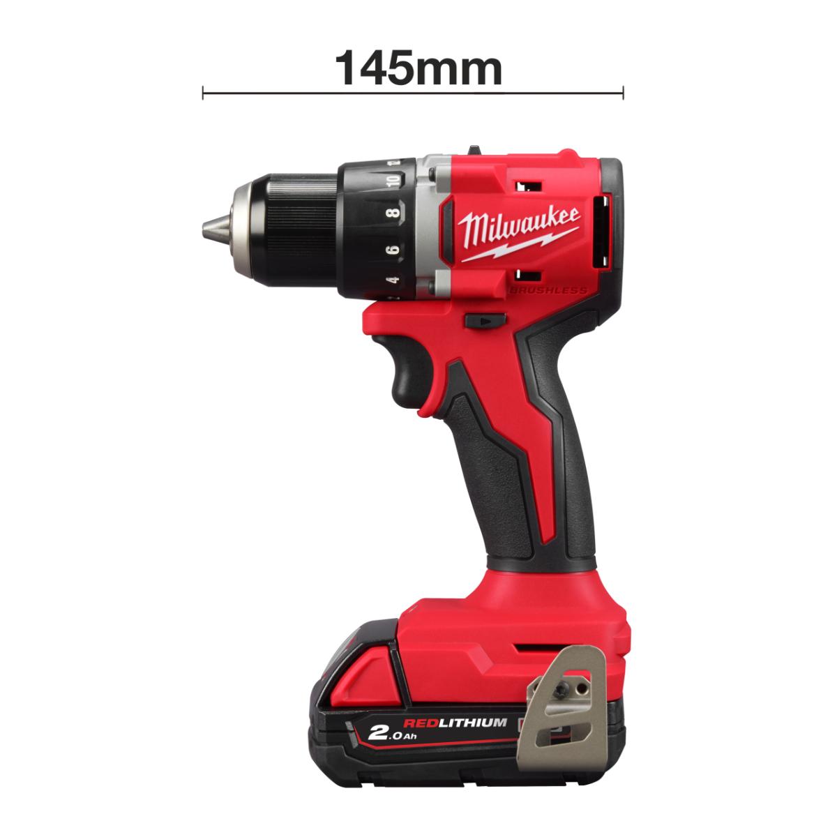 Milwaukee M18 bürstenloser Akku - Bohrschrauber M18BLDDRC-202C