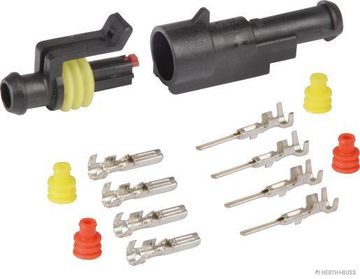 HERTH&BUSS Steckgehäusesatz, AMP Tyco Superseal, 2-polig