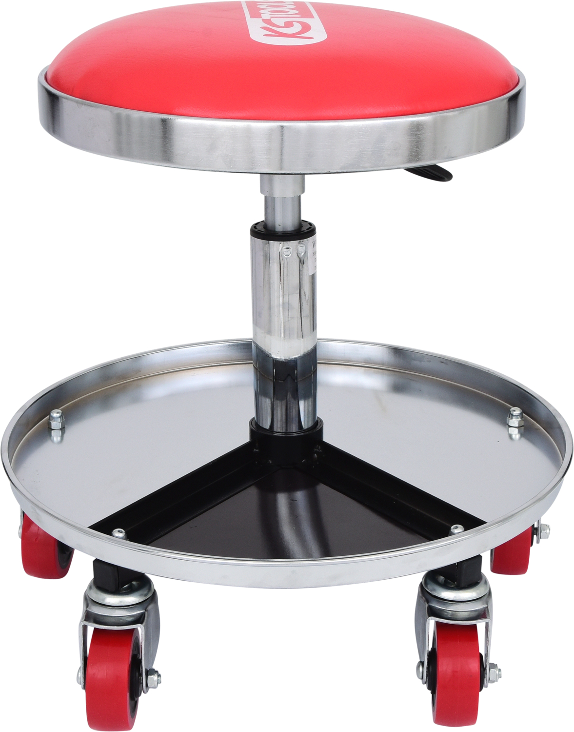 KS Tools Fahrbarer und höhenverstellbarer Hocker, belastbar bis 135kg