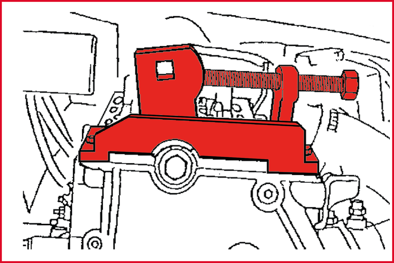 KS Tools Motoreinstell-Werkzeug-Satz für Isuzu - GM - Opel - Saab, 32-tlg
