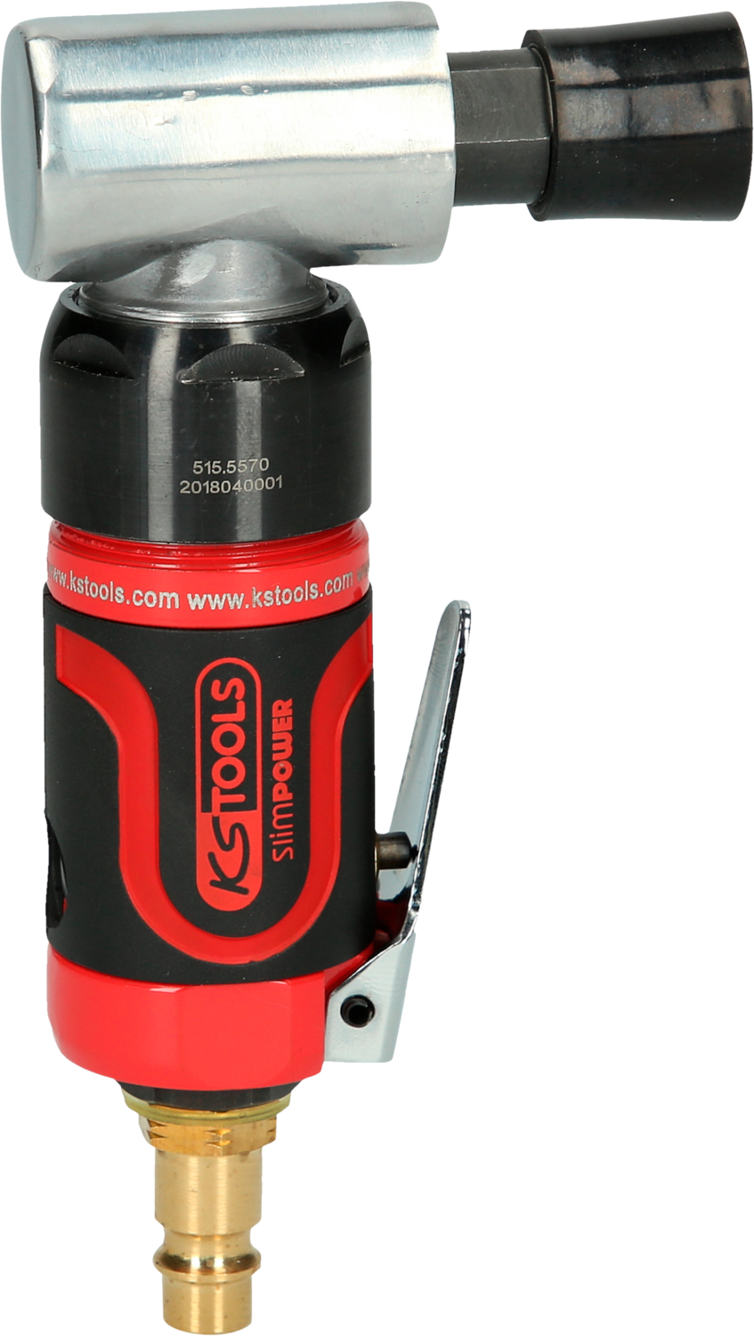 KS Tools SlimPOWER Mini-Druckluft-Schleifmaschine für kleine Pads, 19000 U-min
